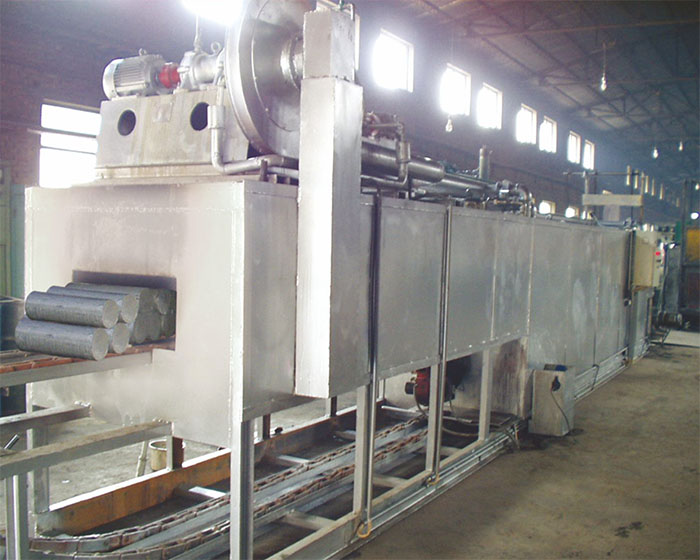 高效節(jié)能鋁棒加熱爐、長棒熱剪爐